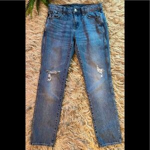 J. Crew Blue Boyfriend Jeans size 24